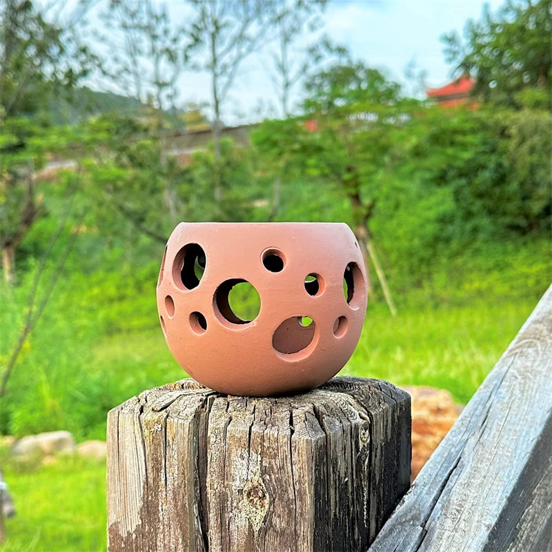 Outdoor Solar Ceramic Hollow Ball Lamp Rechargeable Garden Lights For Party Home Yard Patio Decorations