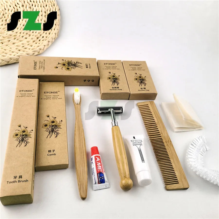 China Professional Hotel Supplies Suppliers Customized Wooden Guest Room Supplies Accessories Set
