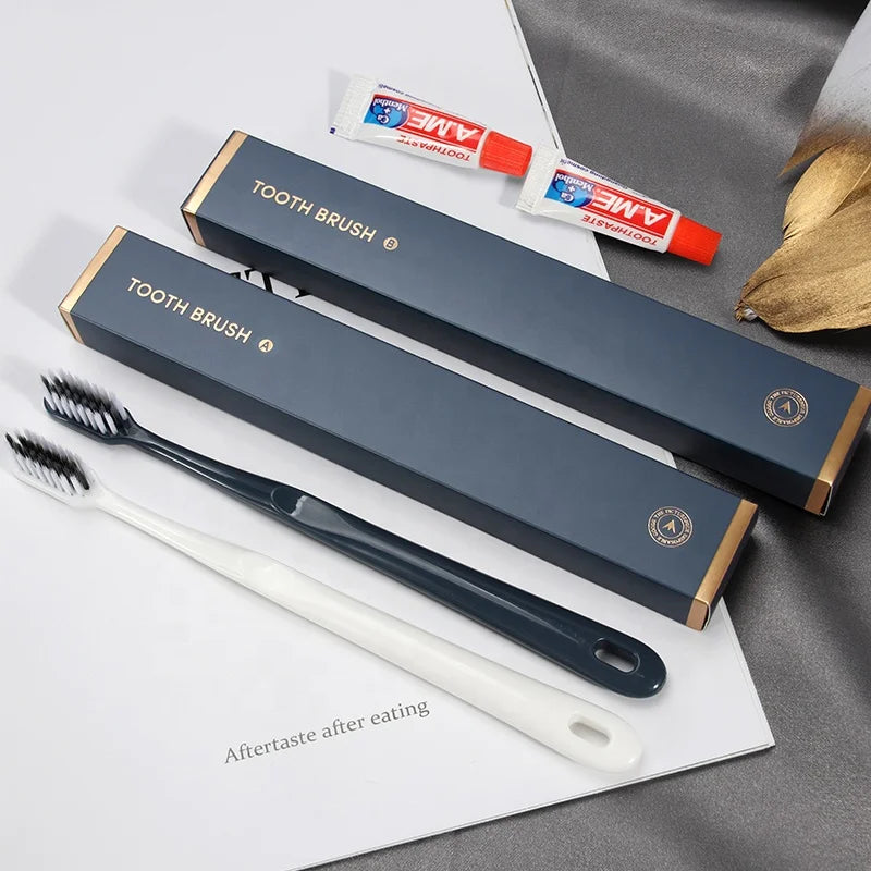 OEM hotel bath toiletry luxury hotel supplies amenities set dental kit for