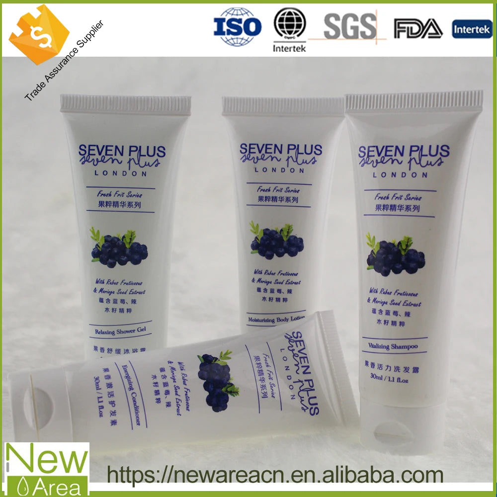 Custom Eco Friendly 5 Star Luxury Disposable Hotel Bathroom Guest Room Toiletries Amenities Set