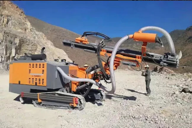HW452 Mining Hydraulic Crawler rock quarry gold mine Blasting Hole drilling Rig