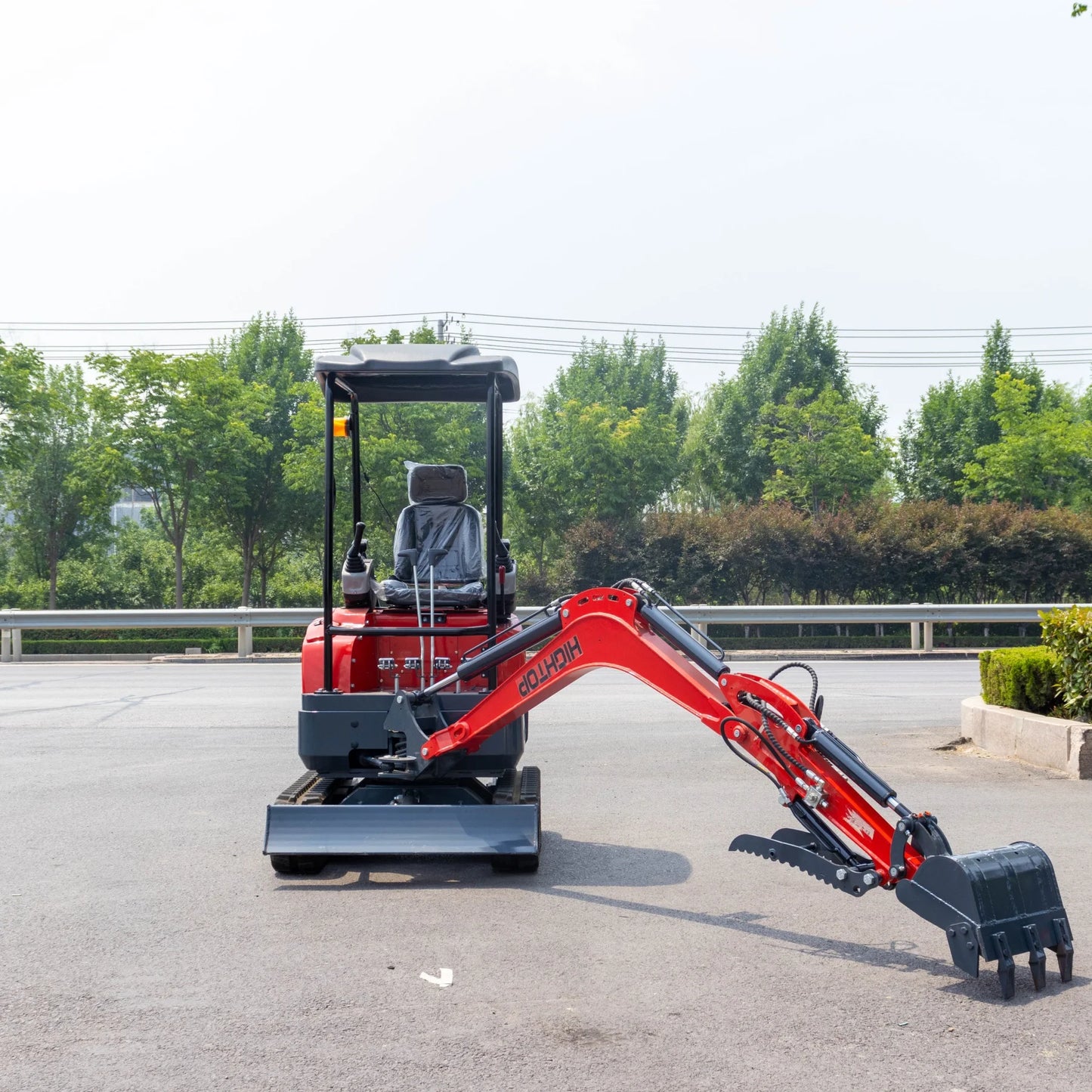 Hightop Excavators Machine Automation Hydraulic Mini Small Micro Crawler Bagger Digger Mini Excavator 1 2 3 Ton
