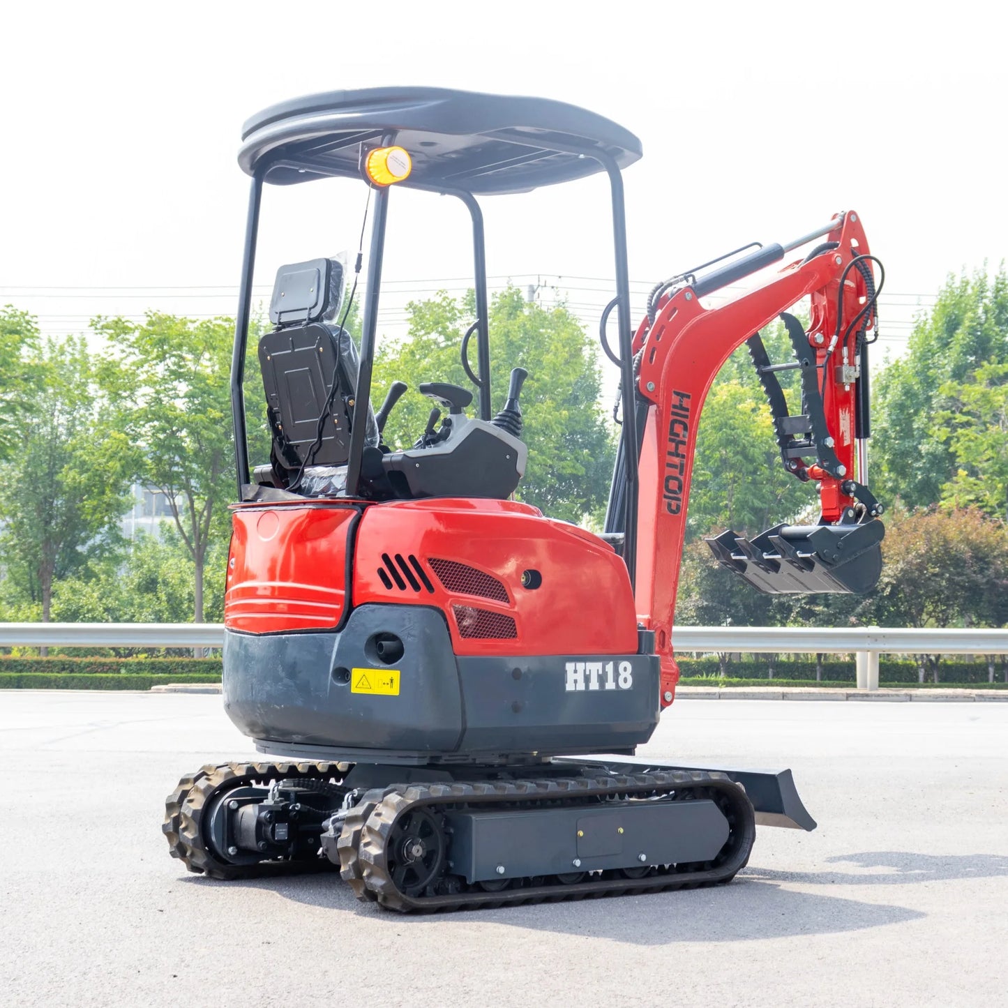 Hightop Excavators Machine Automation Hydraulic Mini Small Micro Crawler Bagger Digger Mini Excavator 1 2 3 Ton