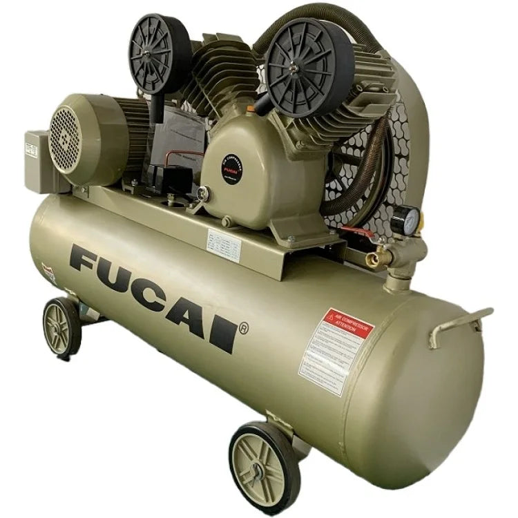 FUCAI industrial compressor 380v 1.5kw/2hp piston air compressor 200 liter