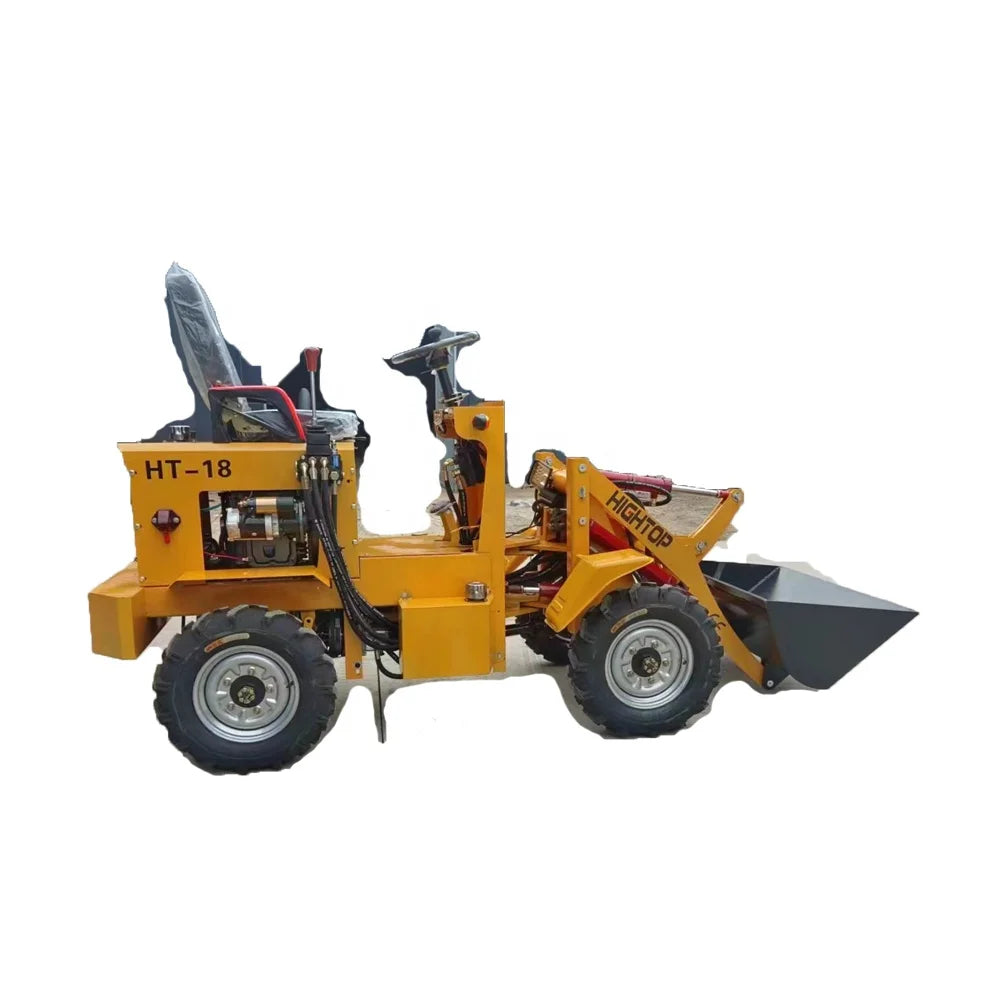 Gasoline/Diesel Wheel Loader Mini Electric Loader 25Hp Small Loaders