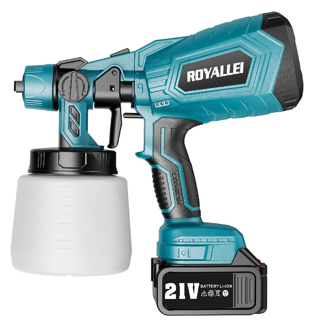 21V Portable Lithium Battery Paint Spray Machine Cordless Household Mini Power paint Spray Gun