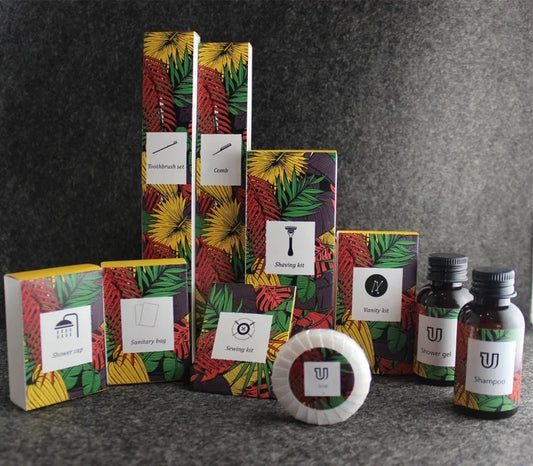 Home Hotel Traveling Spa Hospital Usage and Be Customized Color Bathroom Amenities Kit