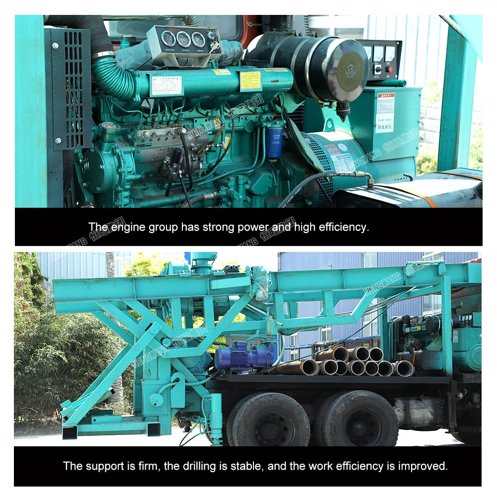 Hengwang HF150 blast hole truck drilling rig machine for sale