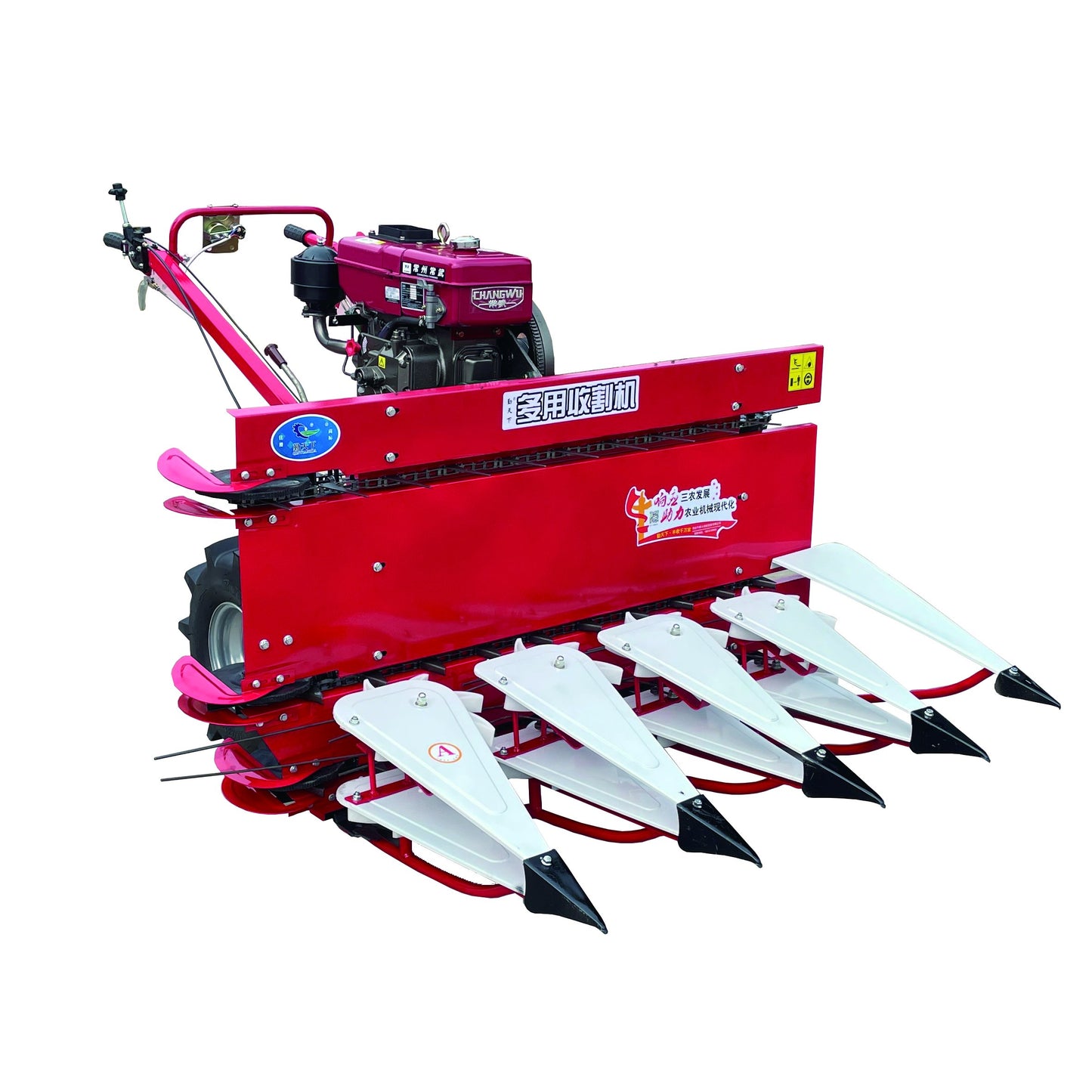 Trailblazer Factory Cheap Price mini tractor reaper self walking propelled automatic cutter machine for rice wheat corn
