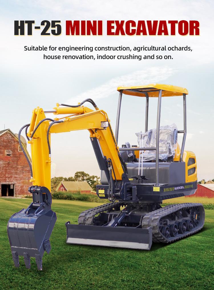 Free Shipping EPA Excavator 3.5 Ton Crawler Digger Farm Used Minibagger 1 Ton Mini Excavator Machine For Sale