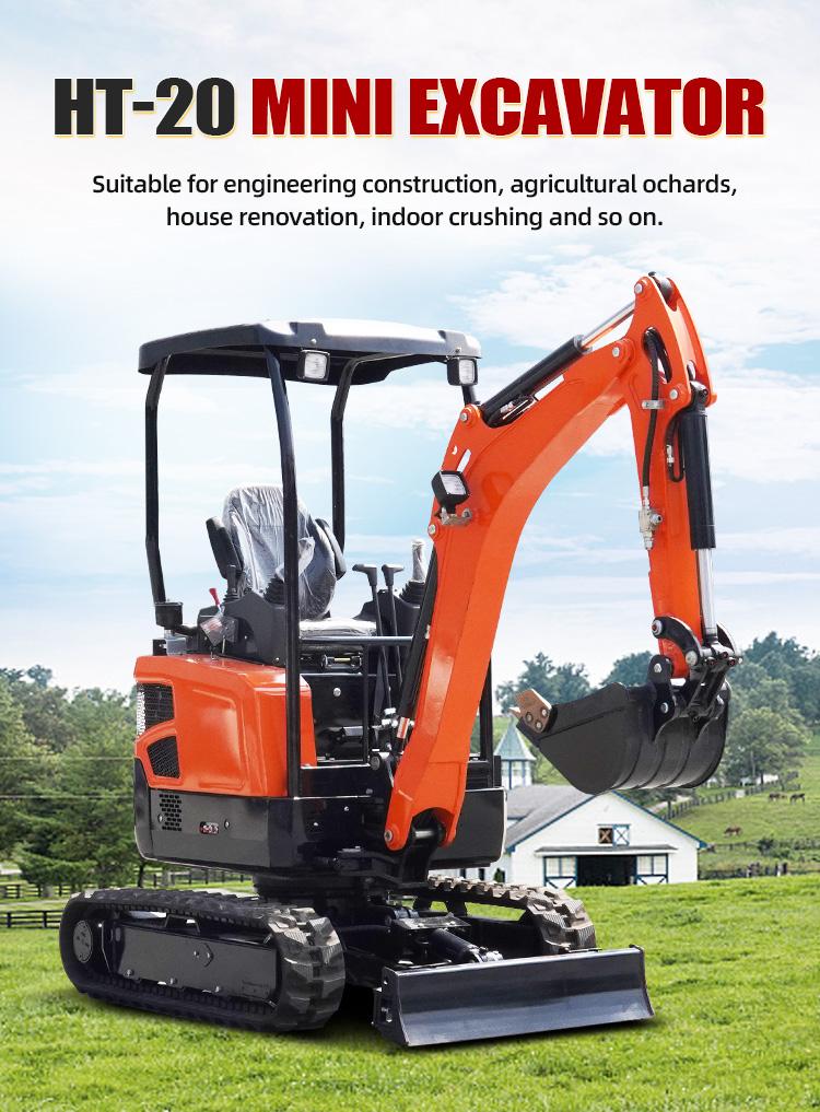 Free Shipping EPA Excavator 3.5 Ton Crawler Digger Farm Used Minibagger 1 Ton Mini Excavator Machine For Sale