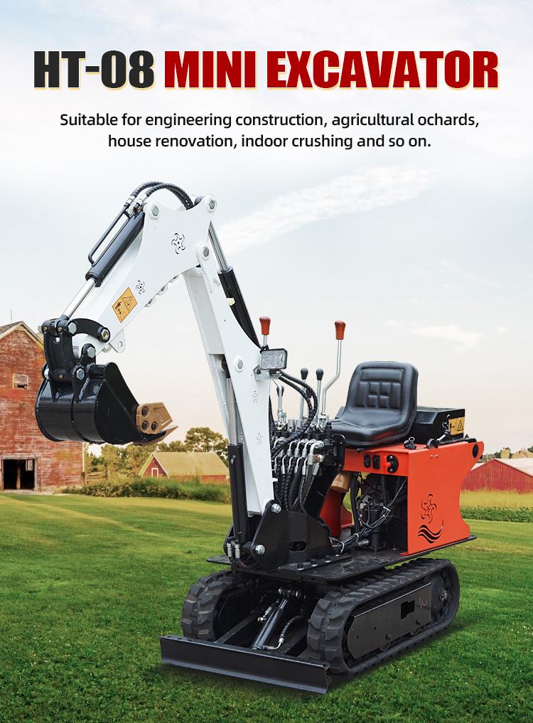 Free Shipping EPA Excavator 3.5 Ton Crawler Digger Farm Used Minibagger 1 Ton Mini Excavator Machine For Sale