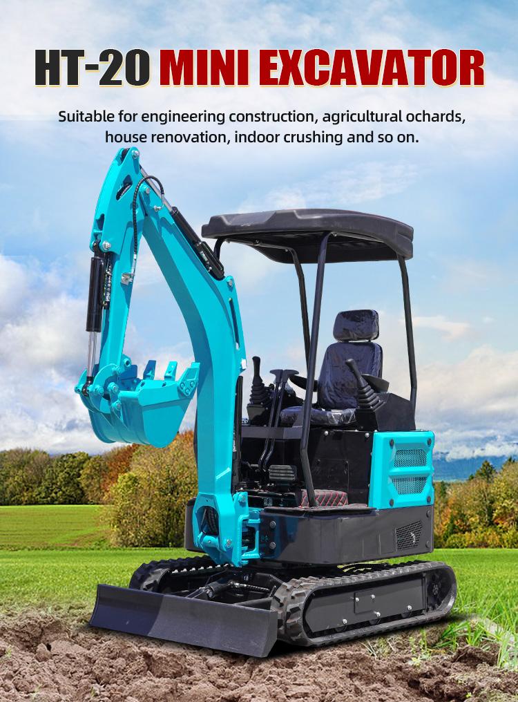 Free Shipping EPA Excavator 3.5 Ton Crawler Digger Farm Used Minibagger 1 Ton Mini Excavator Machine For Sale