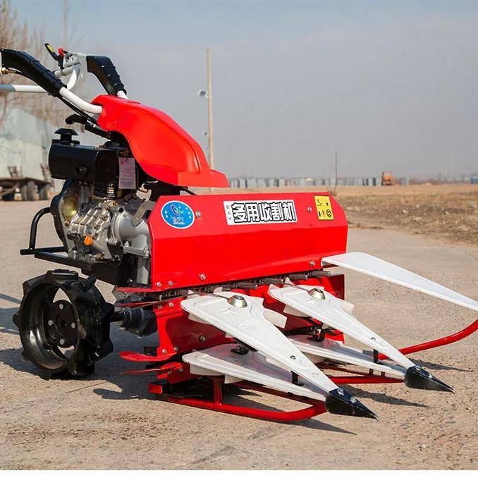 Trailblazer Factory Cheap Price mini tractor reaper self walking propelled automatic cutter machine for rice wheat corn