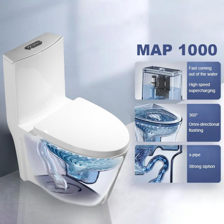 OVS Cupc North America Ceramic One Piece Wc Chinese Water Closet Prices Ideal Standard Commode Toilets