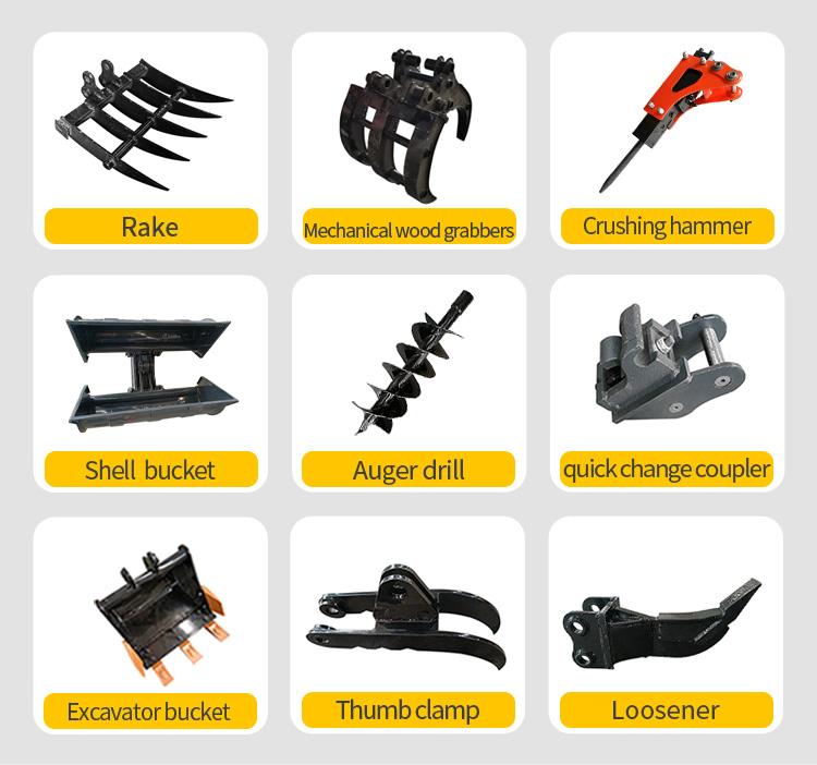 Free Shipping EPA Excavator 3.5 Ton Crawler Digger Farm Used Minibagger 1 Ton Mini Excavator Machine For Sale