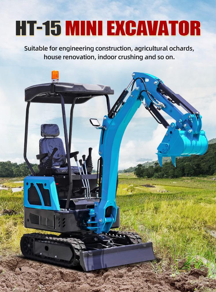 Free Shipping EPA Excavator 3.5 Ton Crawler Digger Farm Used Minibagger 1 Ton Mini Excavator Machine For Sale