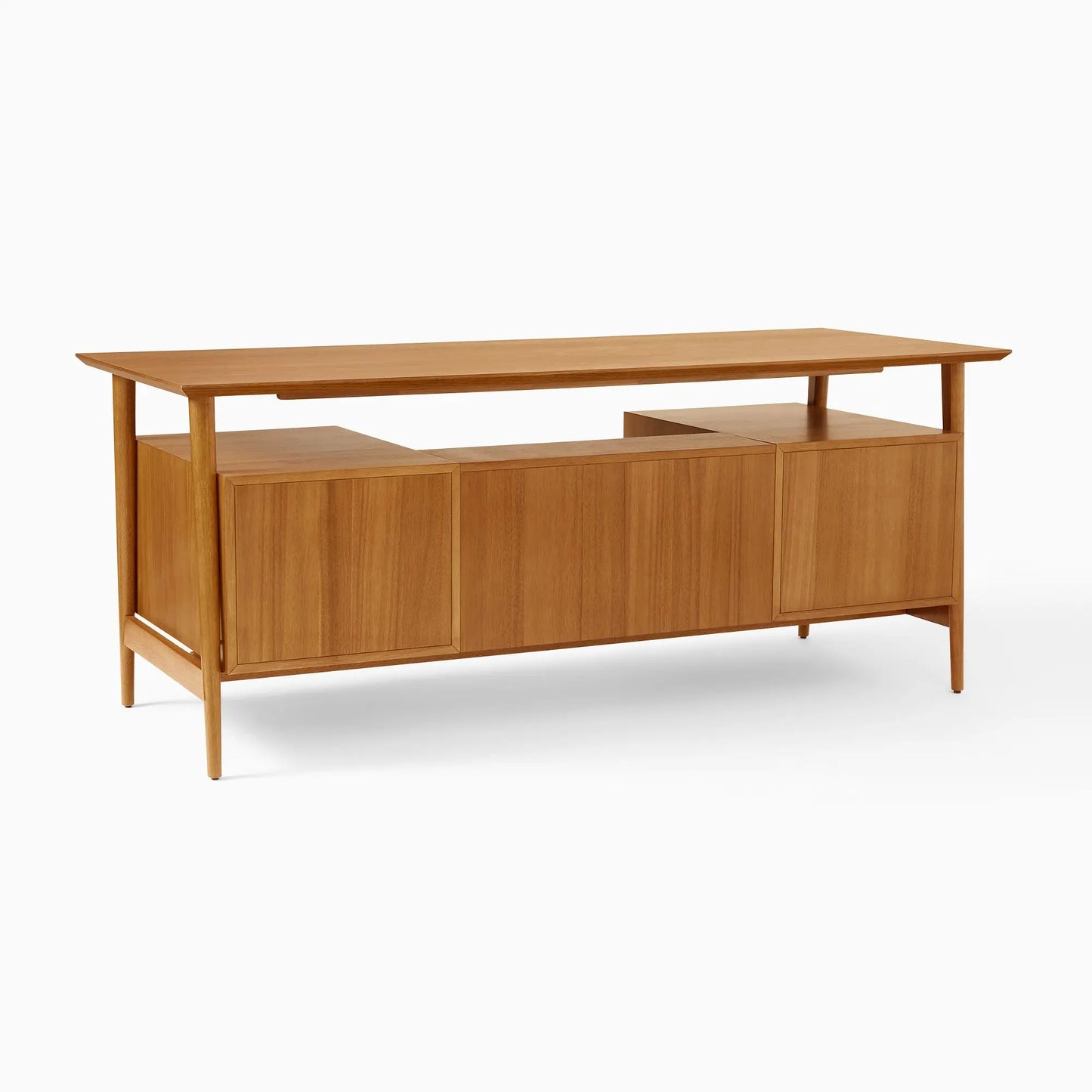 Good Quality Wooden Executive Office Desk Working Computer Desk Mid Century Style for Home Office Furniture