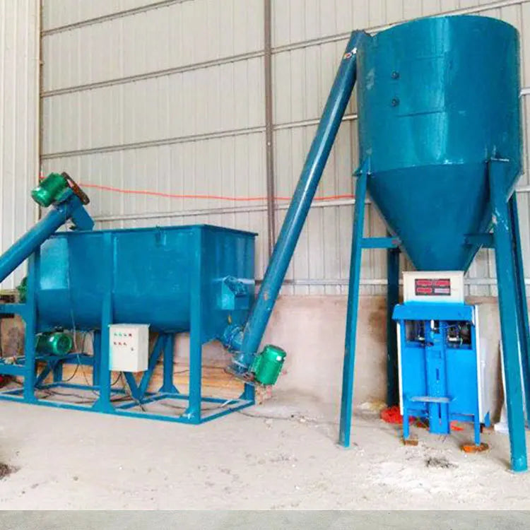 Simple dry cement mortar production line premix plant mixing equipment high production automation control dry mortar line