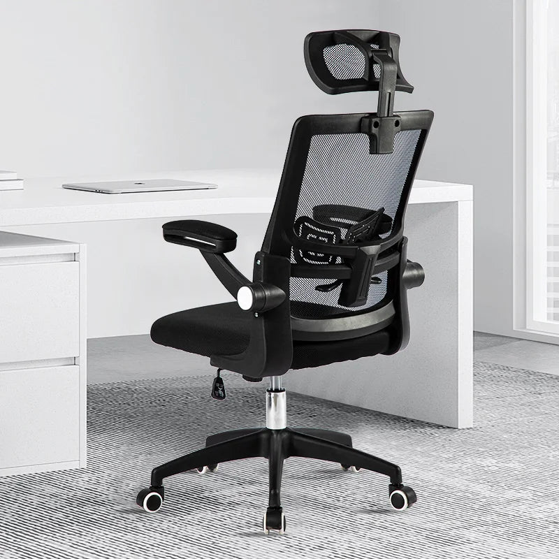 Office Furniture Lift Swivel Mid Back Comfortable Ergonomic Computer Chair High Quality Fabric Mesh Modern Task Office Chair