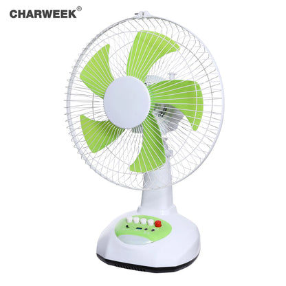 12 inch green solar fan energy conservation solar rechargeable fan solar fan with solar panel