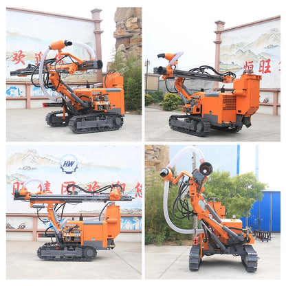 Perforadora pozos dth underground drill rigs and diesel electric Bolter Drilling Rig Machine forme de forage mine drilling rig