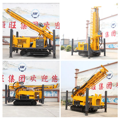 100m 300m 500m 600m drill rig for water well 200m perforadora pozos water borehole drilling machine water well drill rig machine