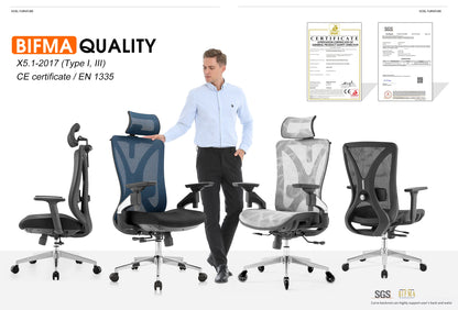 China wholesale office furniture ergonomic office chair full mesh chair for CEO boss chair with seat sliding