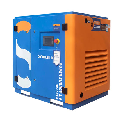 SE10EPM professional heavy duty energy saving variable speed rotary screw air compressor with inverter PLC