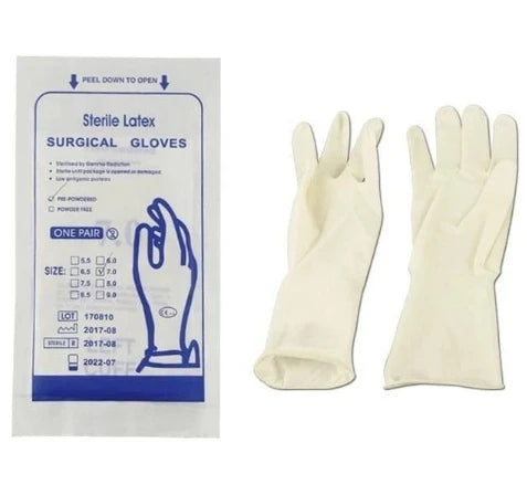 Surgical Operation Gloves Disposable Surgical Gloves Sterilized Sterile Surgical Gloves For Clinic Dental Hospital