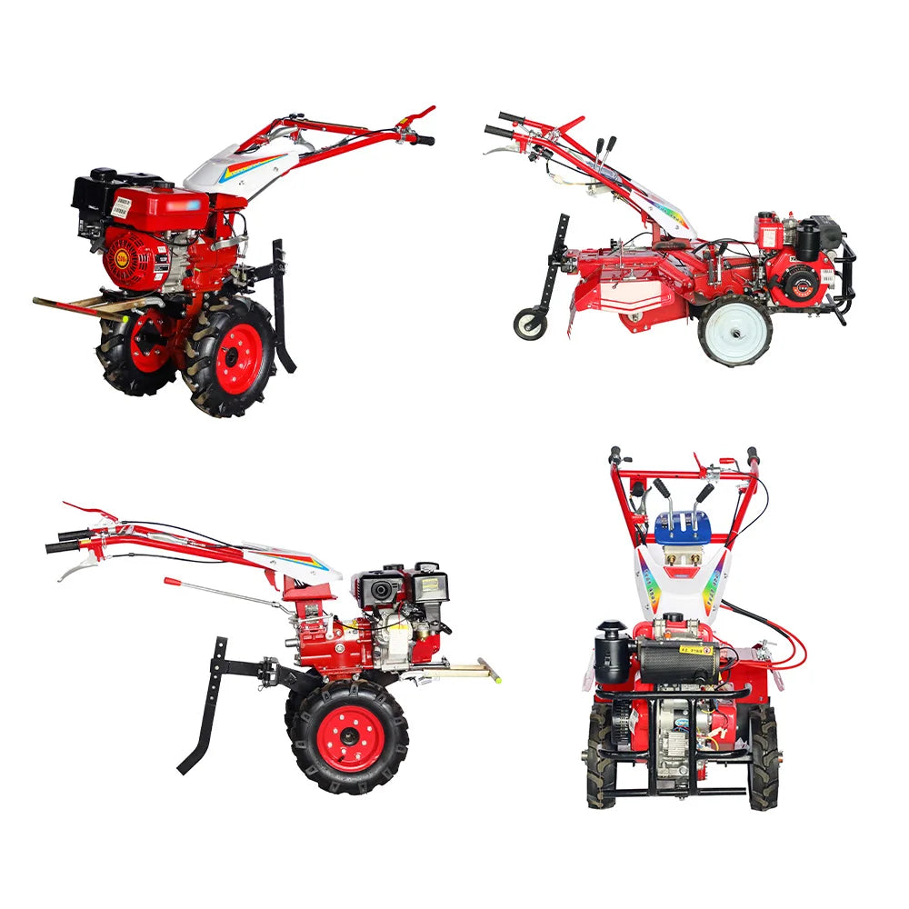 12hp 15hp 18hp diesel engine power tiller motocultor cultivator two wheel walking tractor to zimbabwe