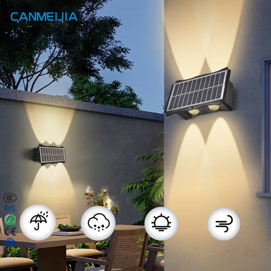 Patio Yard Cordless Outdoor LED Security Mounted Pathway Waterproof Solar Lights Outdoor/Solar Wall Light/Solar Garden Lights