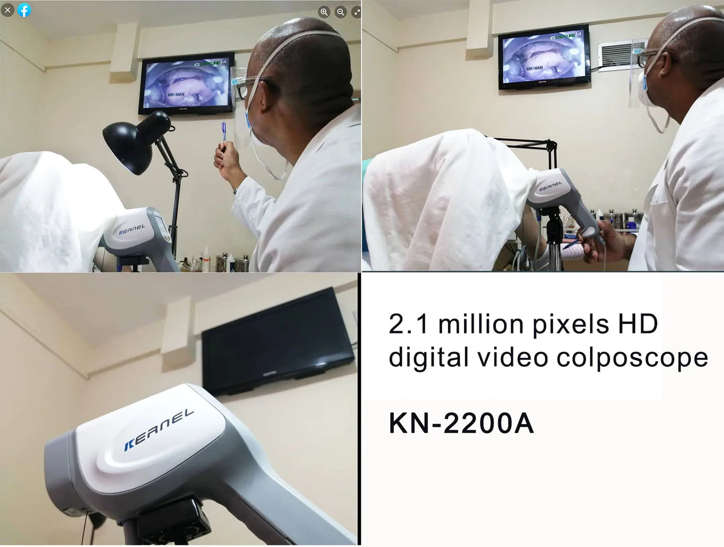 Kernel KN-2200A 1080P Medical Endoscope Portable Colposcope Digital Video Colposcope for Gynecology CE