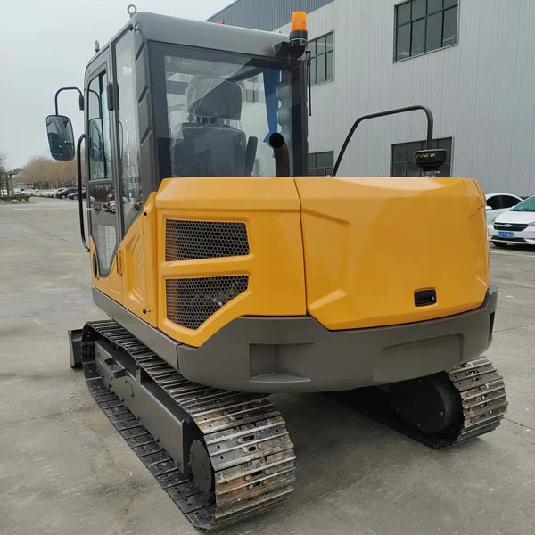 2024 Hightop Excavator 6ton 6.5ton 7.5ton Crawler Excavator with Cabin CE EPA Proved