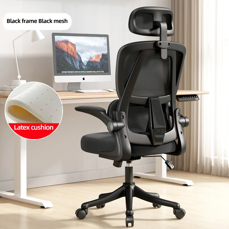 Comfortable Chairs Rotating Fabric Swivel Gas Lifting Computer Desk Ergonomic Mesh Executive Office Chair