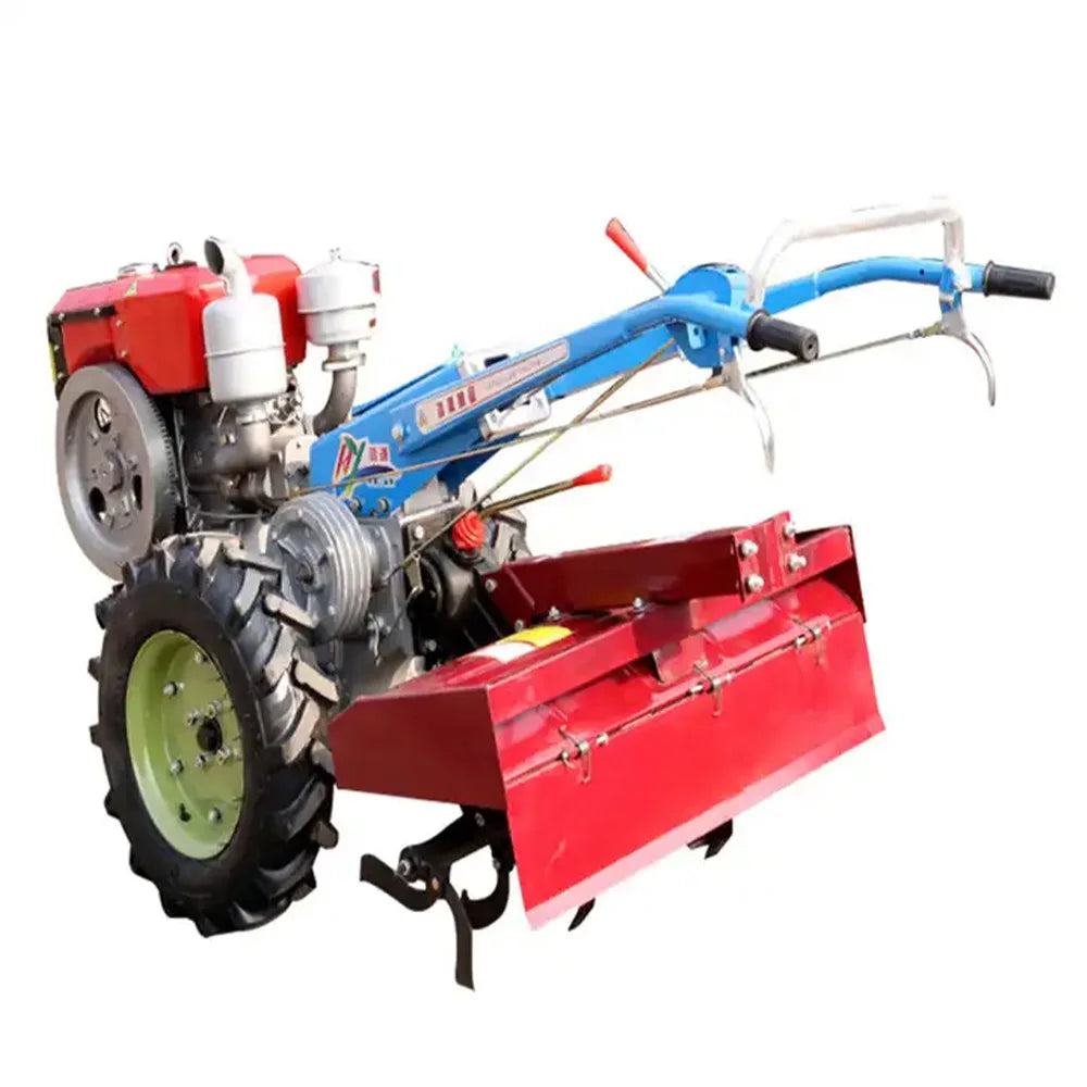 farm multi purpose with plough rotavator corn wheat planter hand walking tractors two wheels