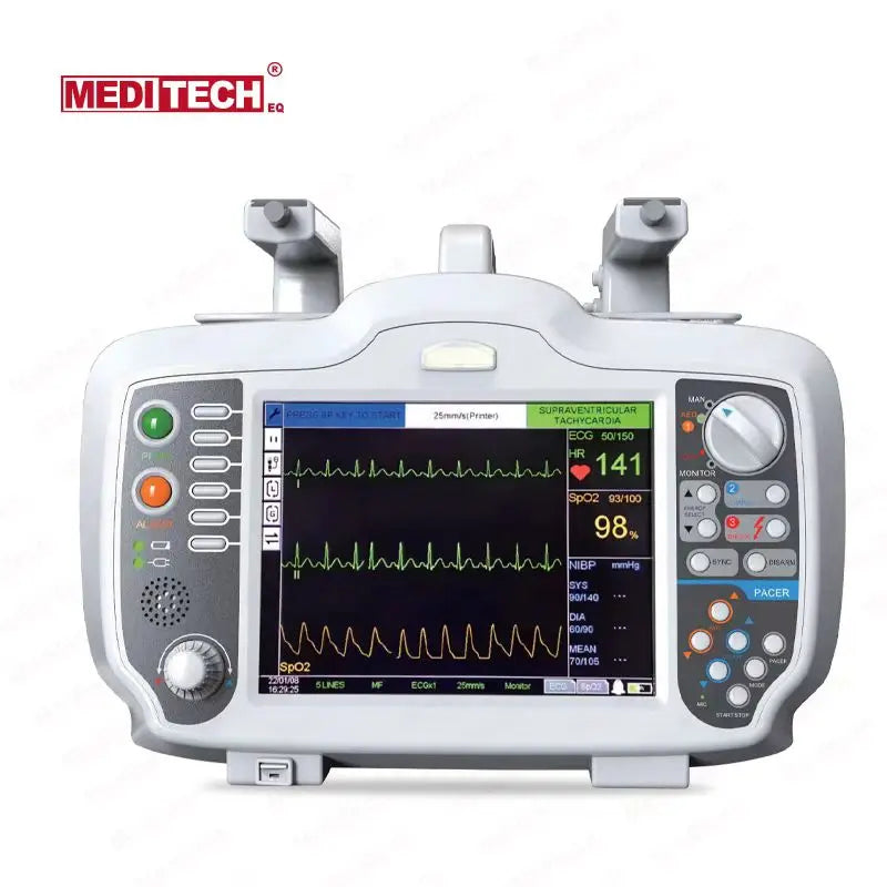 CE approval Physical therapy equipments Portable medical cardiac monitor defibrillator with AED with ECG monitor