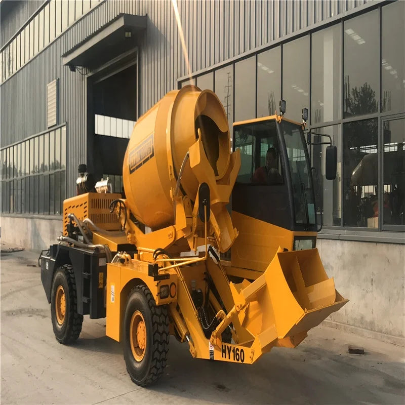 1.6CBM self loading concrete mixer truck