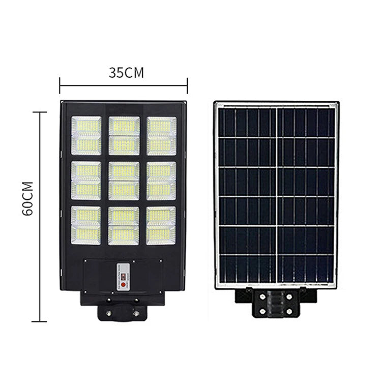 1200W 1500W 2000W Solar Street Lamp Ultra-high Power Outdoor ABS PC Large Capacity Battery All In One Solar LED Street Light