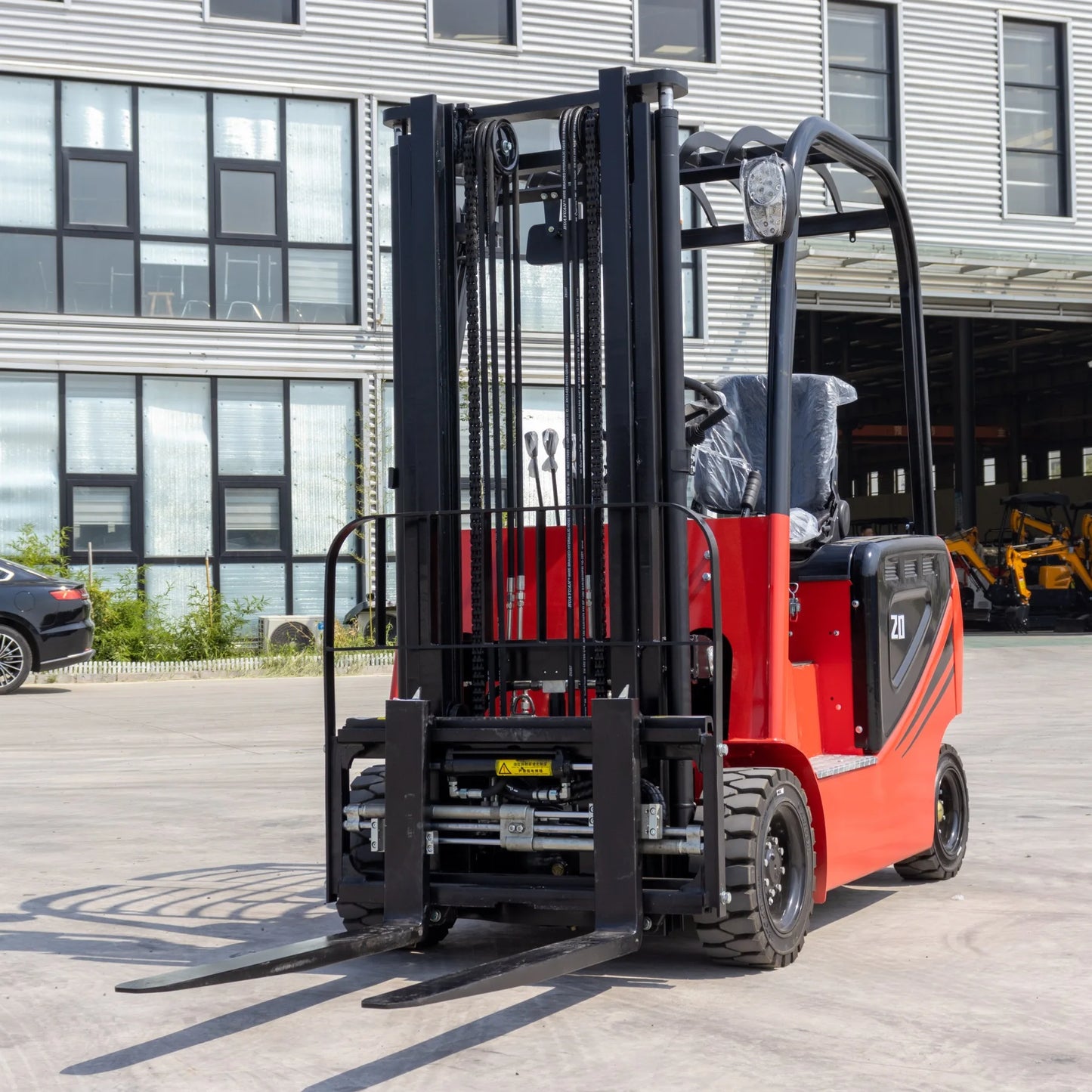 Small 2ton battery forklift factory export to Europe country 3ton electric forklift