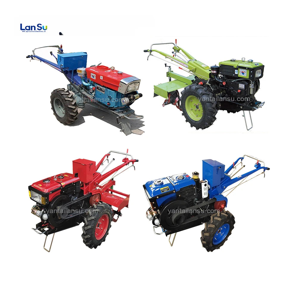 12hp 15hp 18hp diesel engine power tiller motocultor cultivator two wheel walking tractor to zimbabwe