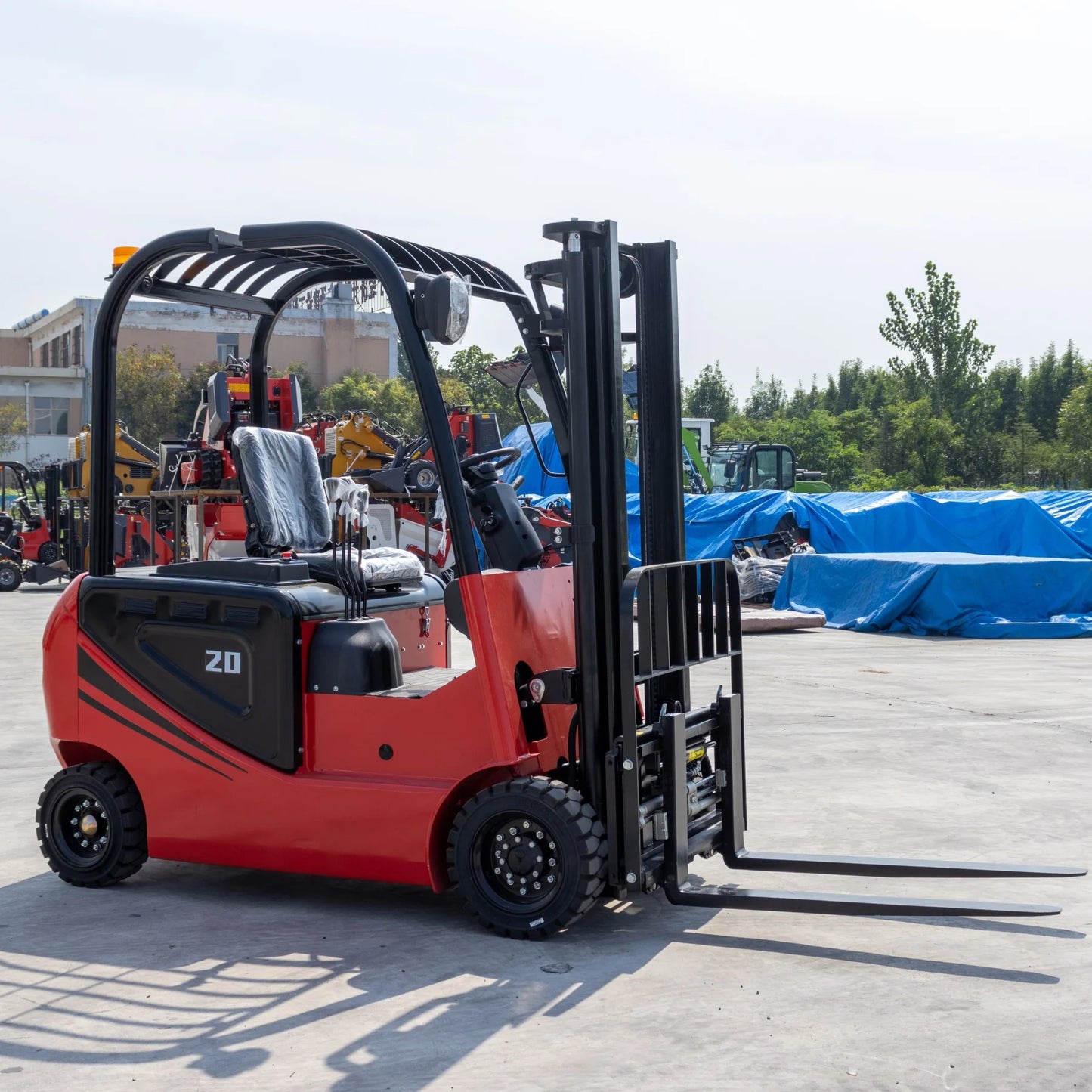 Small 2ton battery forklift factory export to Europe country 3ton electric forklift