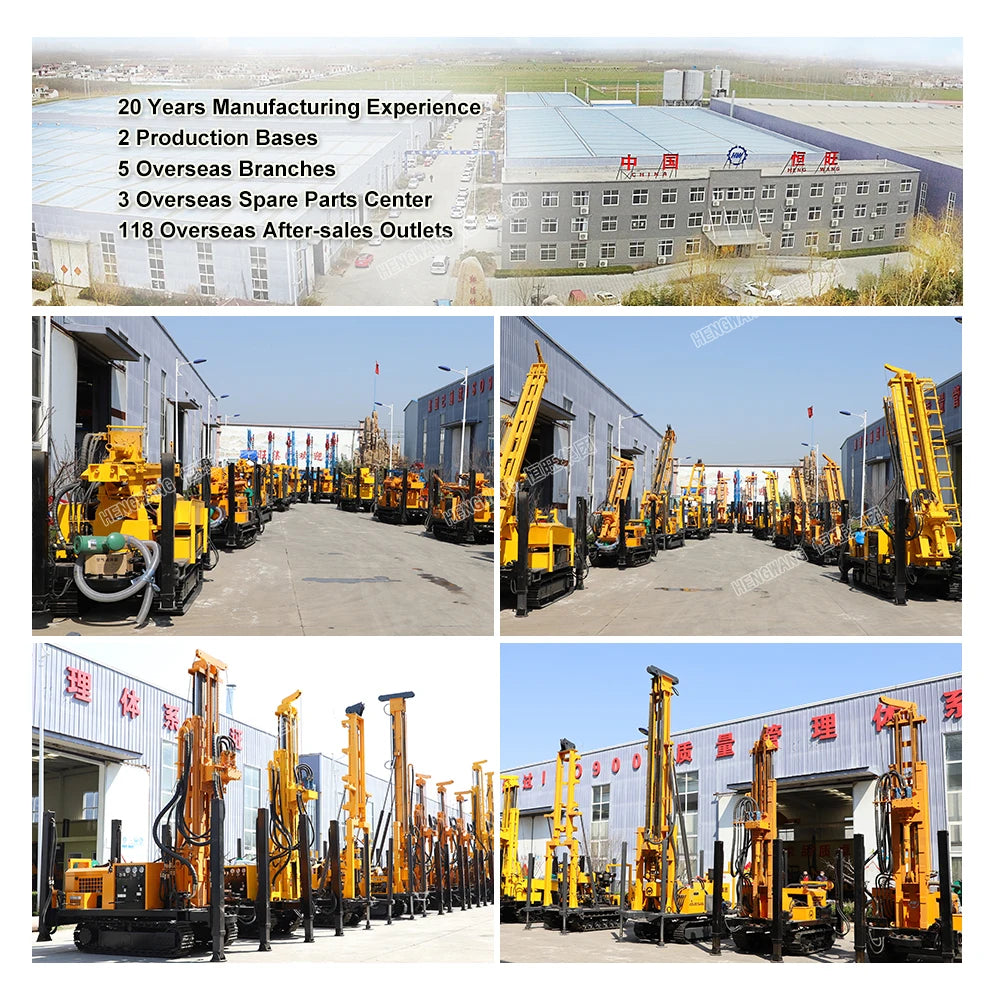 200m 300m 500m water wells borehole drilling machine rigs water well drilling rig well drill