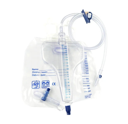 200ml 400ml 500ml 2000ml Medical Sterile Disposable Urine Meter Dispoz-a-bag Urine Collection Bag With CE