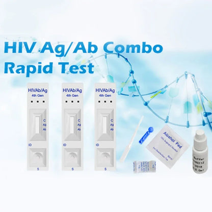 Medical disposable high accuracy rapid test HIV test kit one step diagnostic rapid detection kits HIV quick detection strips