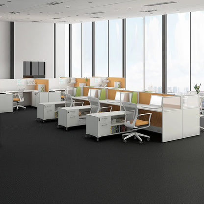 Modern office modular set cubicle frame furniture workstations desk partition