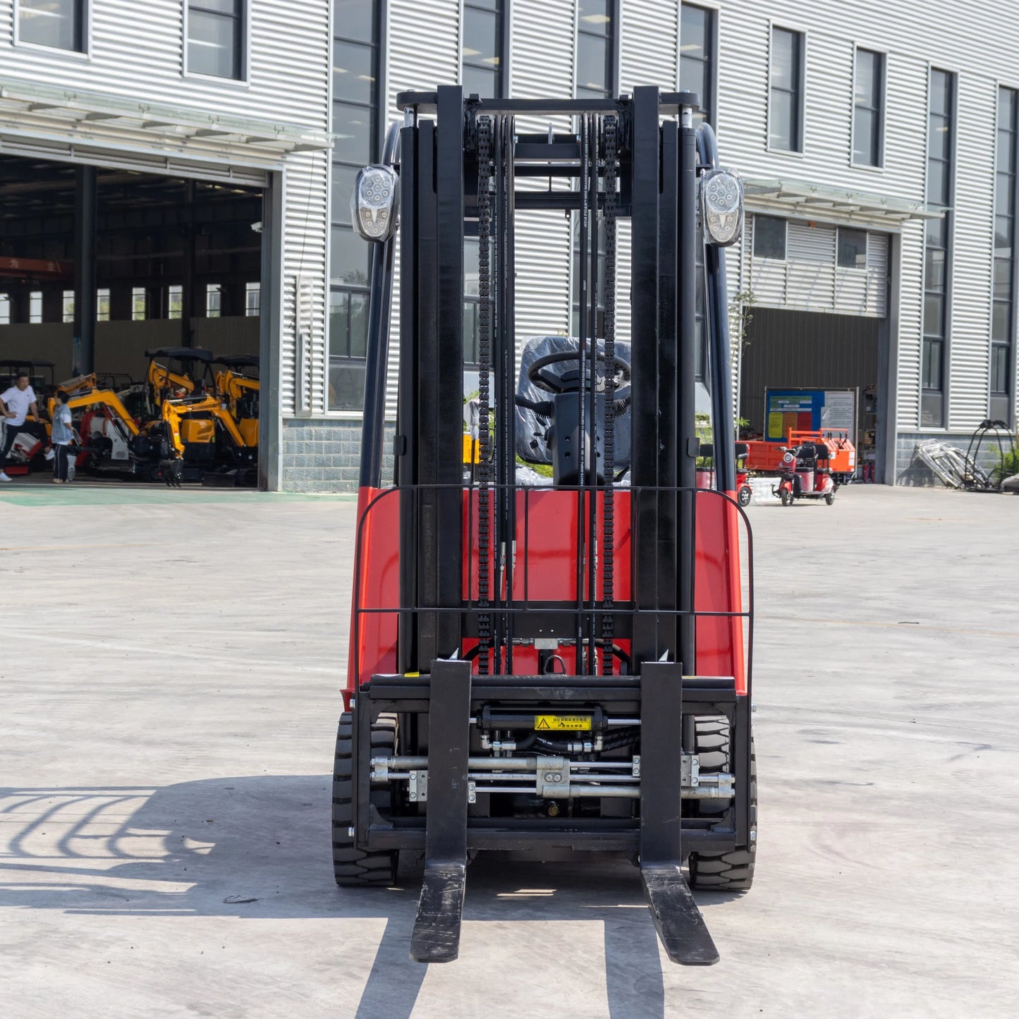 Flexible Operation Four Wheeled Stacking Truck Small Lifting And Stacking Fully Automatic Hydraulic Electric Forklift