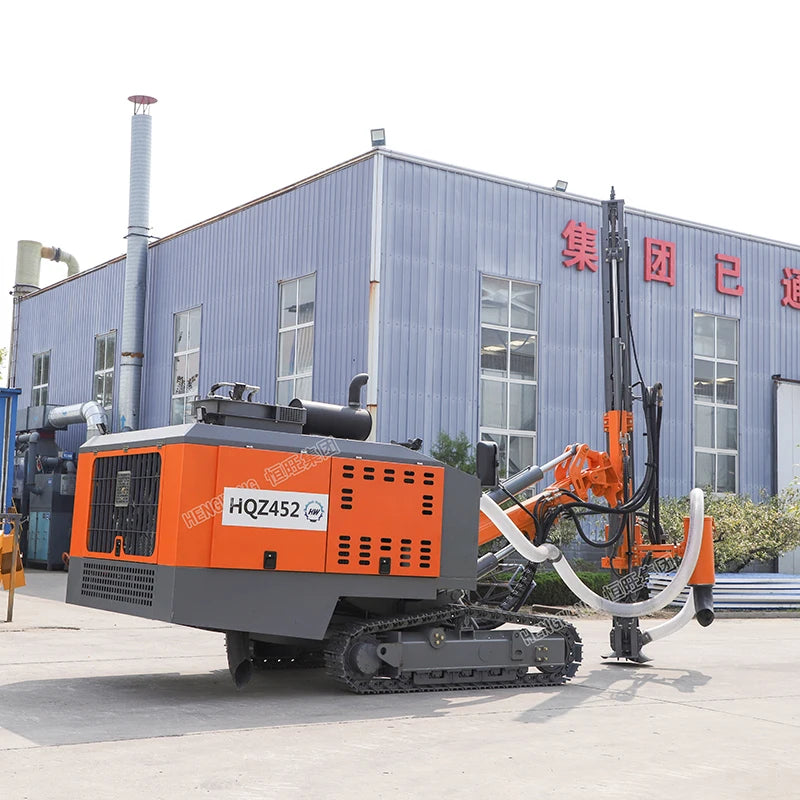 Hengwang HW-452 Down The Hole Hammer Blast Hole Drill Rig for Open Pit Use