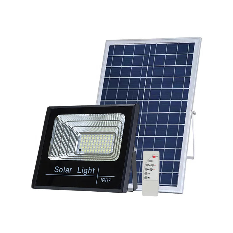 High Brightness Ip67 Waterproof Solar Flood Light Garden Solar Outdoor Bright White Floodlights Solar Power Security Light Auto