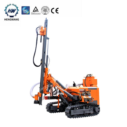 New arrival 50KW dth drill rig Hengwang borehole drilling machine tunnel drilling rig price